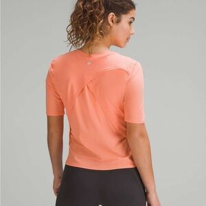 Lululemon UV Protection Fold-Over Running T-Shirt size 10